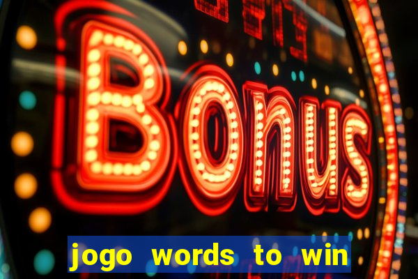 jogo words to win paga mesmo